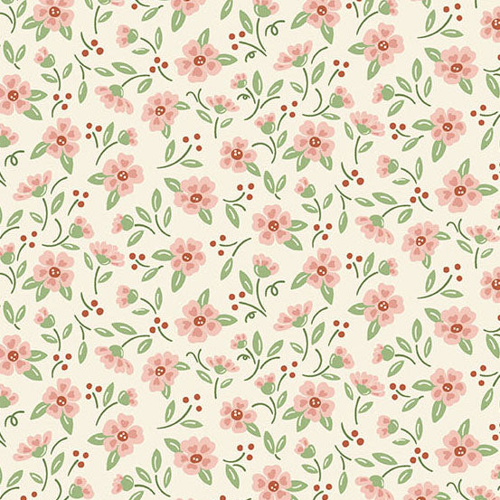 Heartland | Azalea In Bloom by Judy Jarvi for Andover Fabrics | A-1585-E