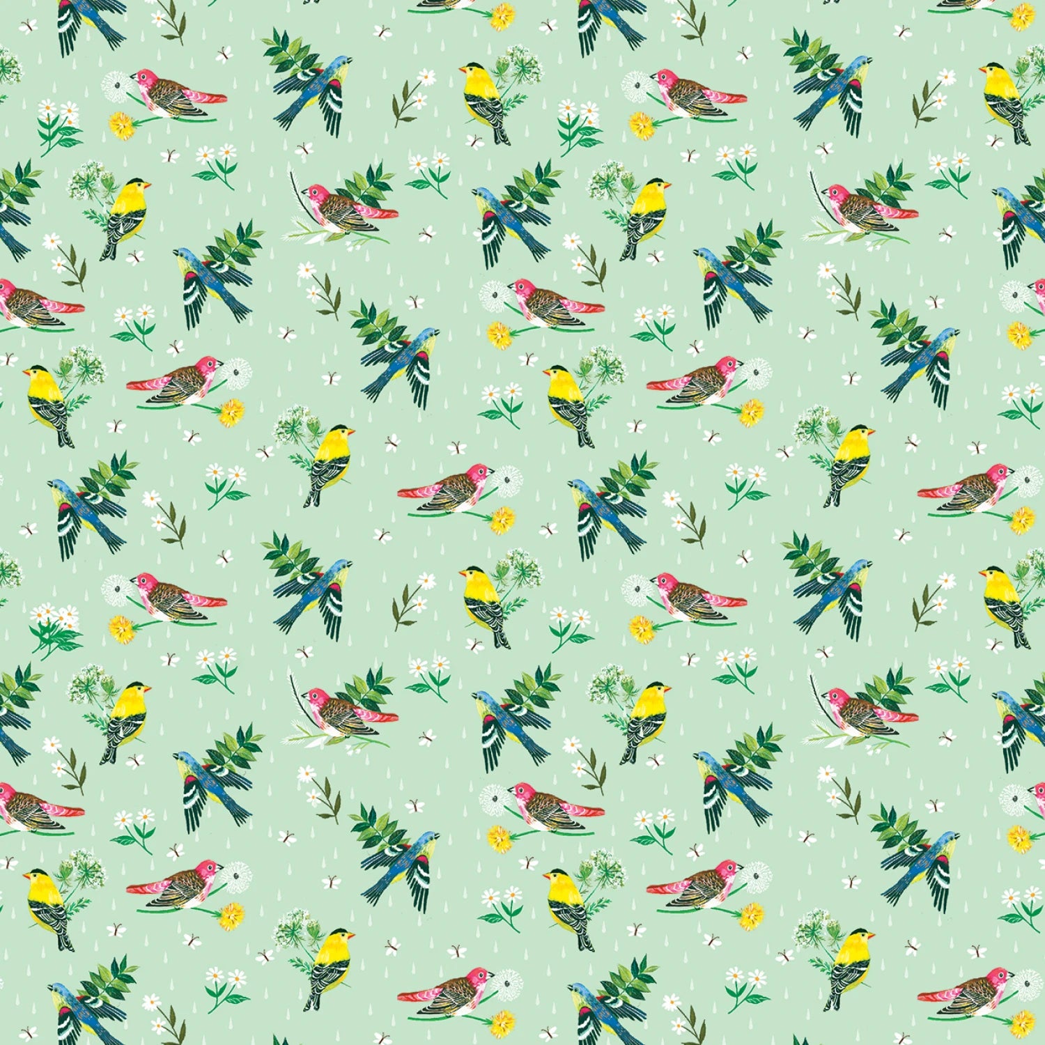 A Prairie Heart | 10" Square Pack by by Katie Daisy for Benartex | 42 pcs