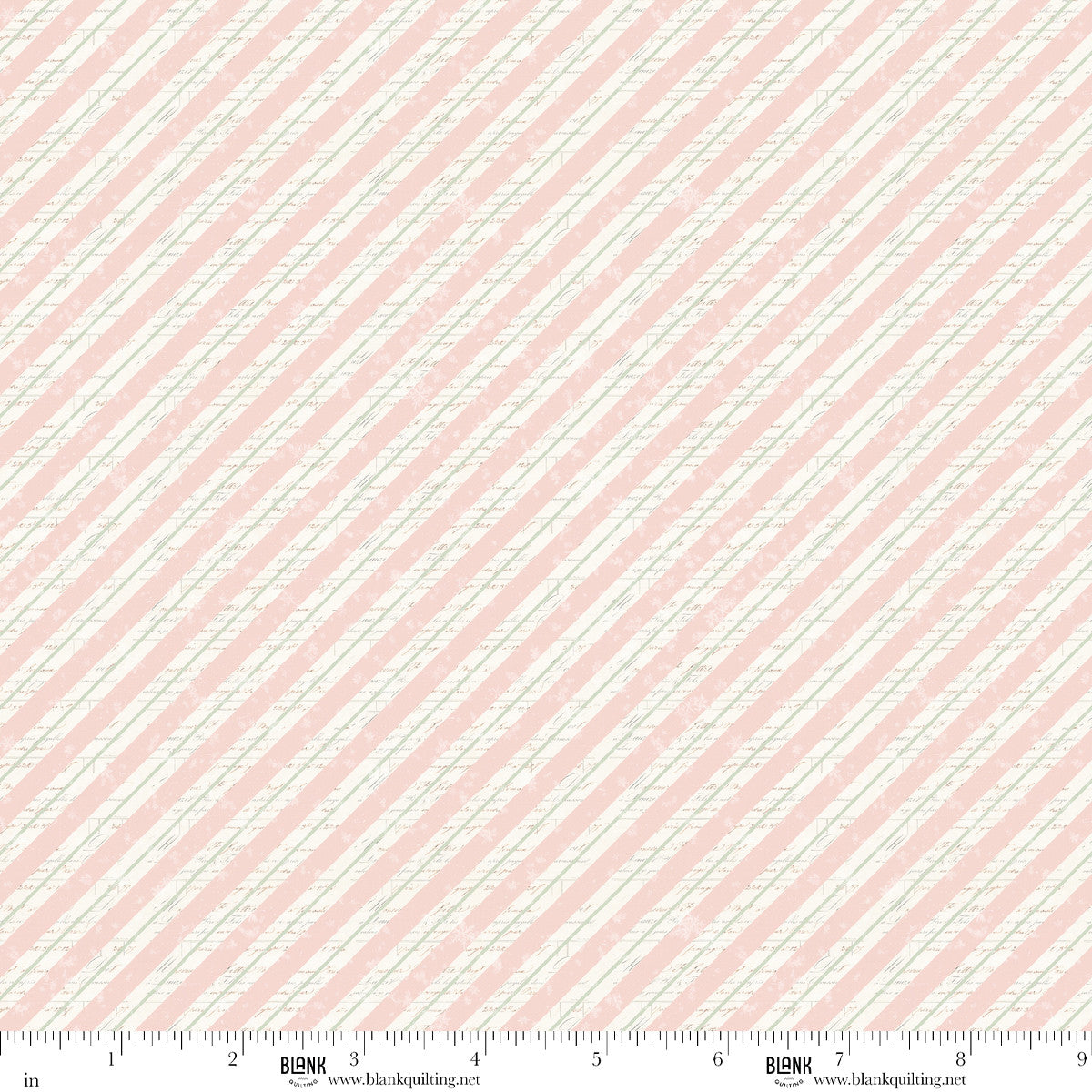 Christmas Magic | Bias Stripe Pink by Frank Garcia for Blank Quilting | 2024-22