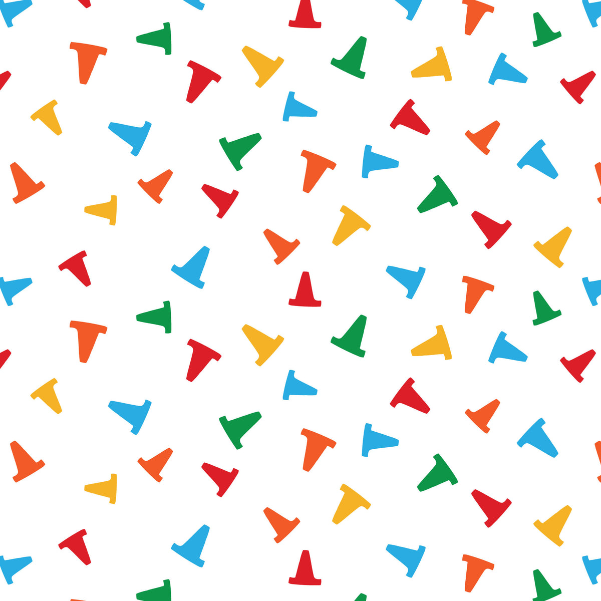 Fire! Fire! Fire! | 5" Charm Pack by Loo McNulty for Cloud9 | 42 pcs | 100% Organic Cotton