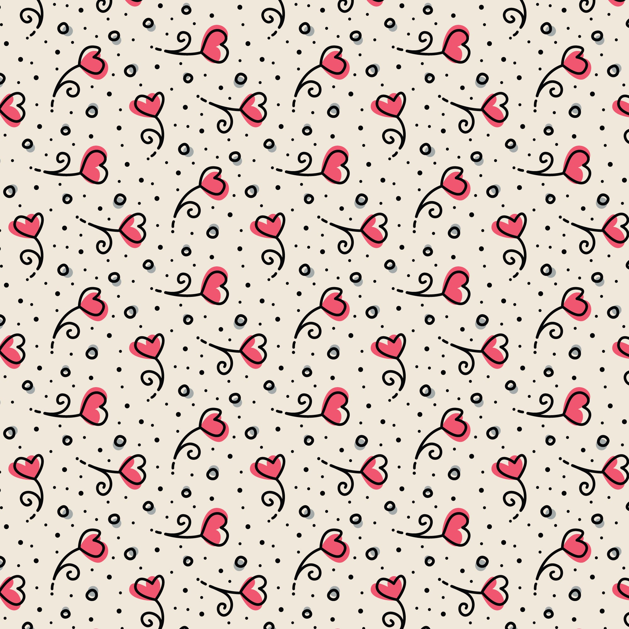 Love, Ink | 5" Charm Pack by RouCouCou for Cloud9 | 100% Organic Cotton | 42 pcs