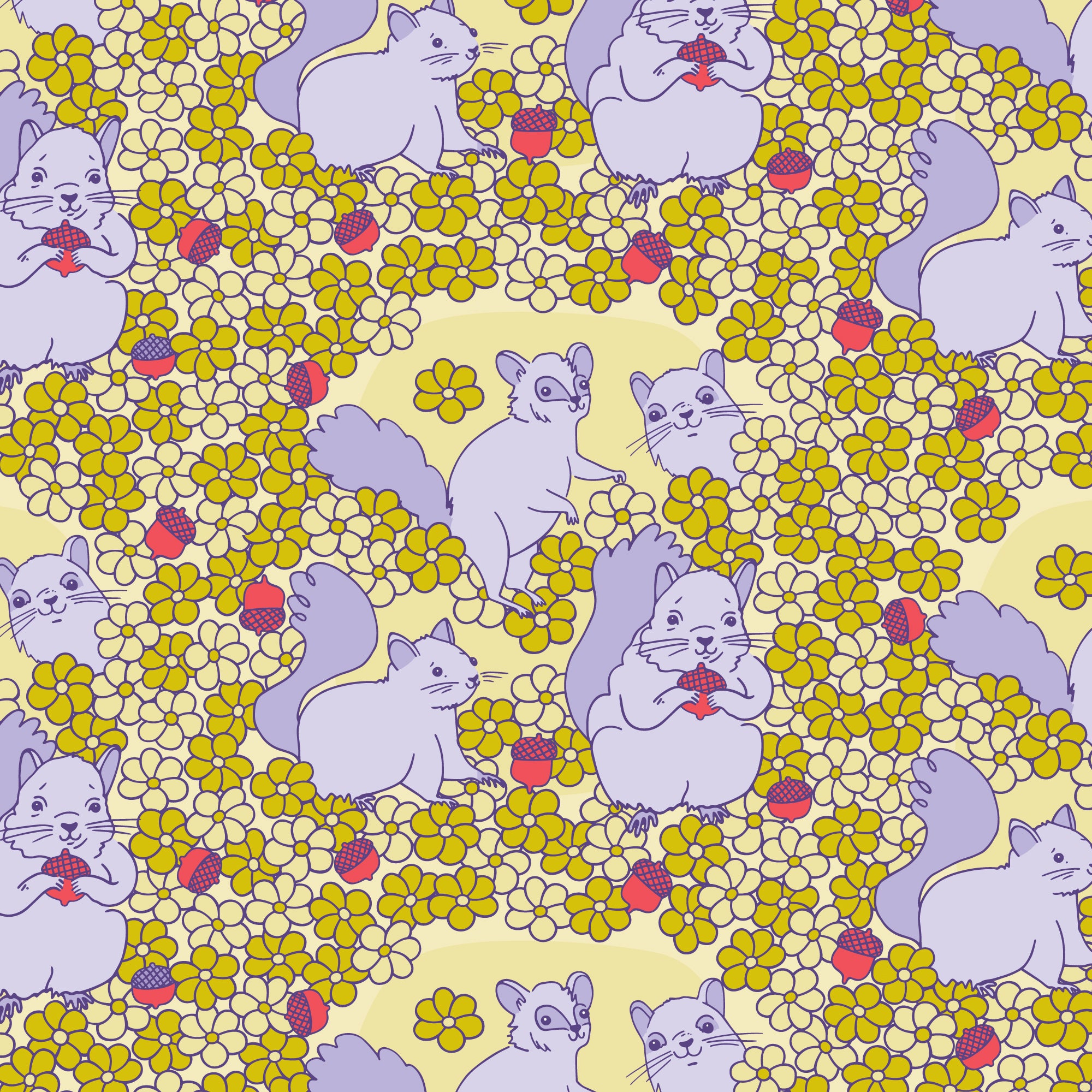Forest Friends | 5" Charm Pack by The Good Twin for Cloud9 | 42 pcs | 100% Organic Cotton
