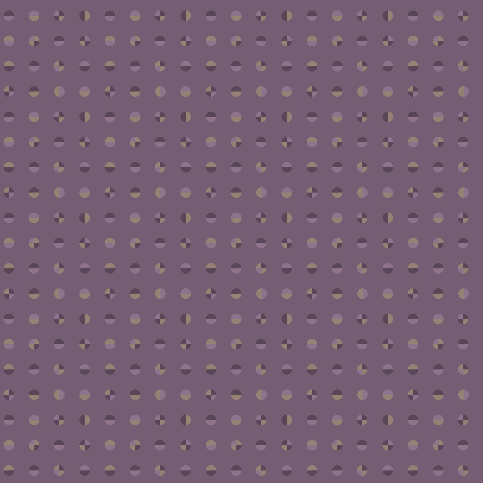 American Bold | Circular - Murasaki by Frank Lloyd Wright for Cloud9 | 228693 | 100% Organic Cotton