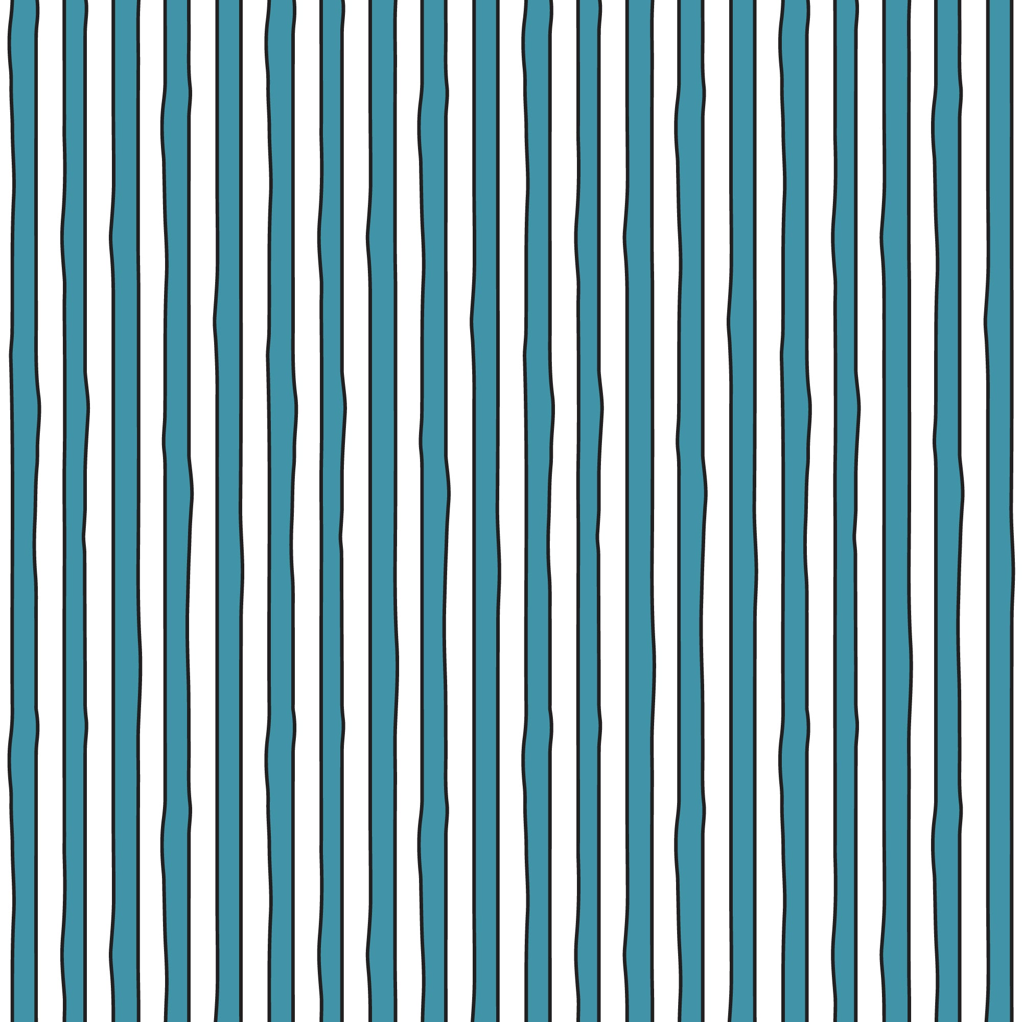 Goodnight Moon | Stripe in White/Blue (229228) by Margaret Wise Brown for Cloud9 | 100% Organic Cotton