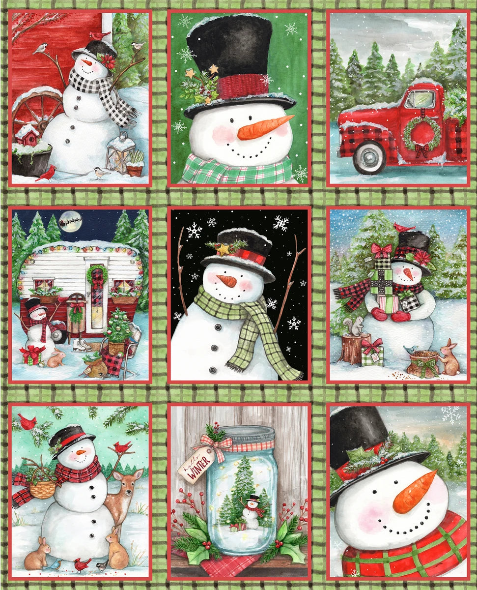 Frosty Hollow | 36" Panel by Melinda Hipsher for Studio E Fabrics | 24602-PNL