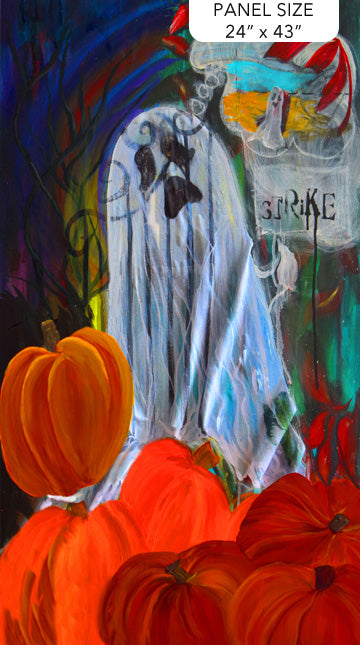 Bittersweet II | 24" Panel - NeedAVacation Nasturtium by Stephanie Brandenburg for Northcott | 40200-25