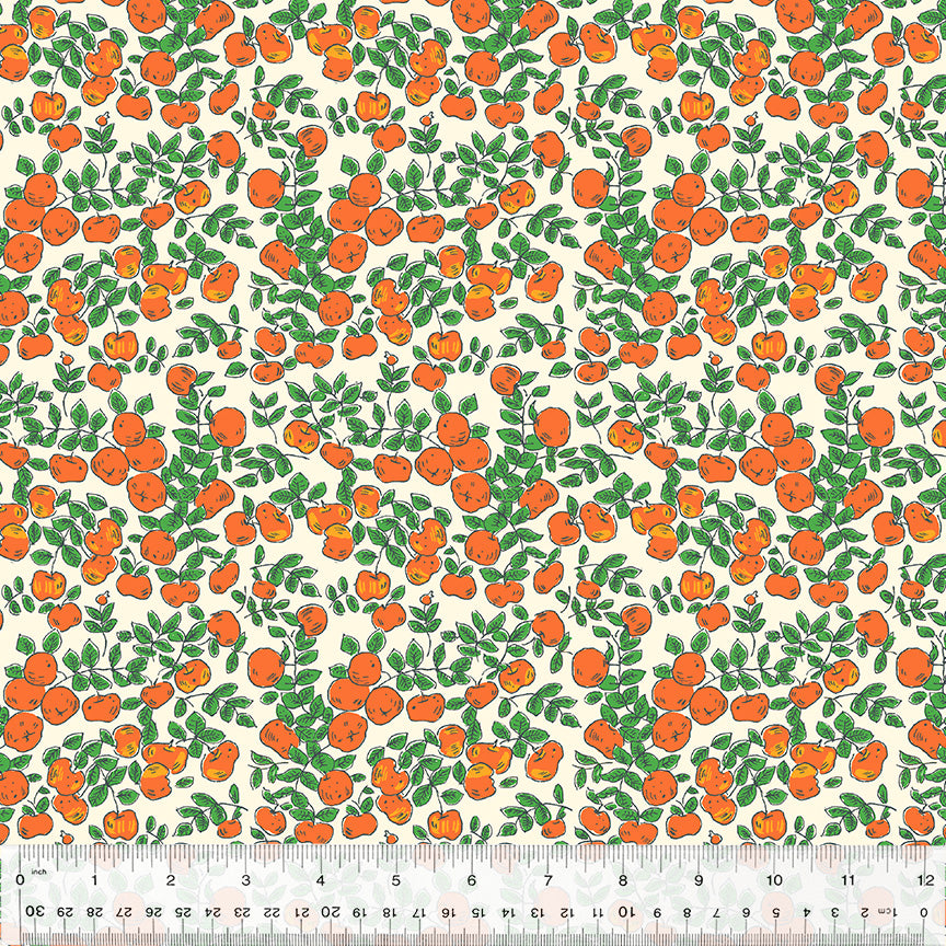 Forestburgh | Apples - Ivory by Heather Ross for Windham Fabrics | 53849-3