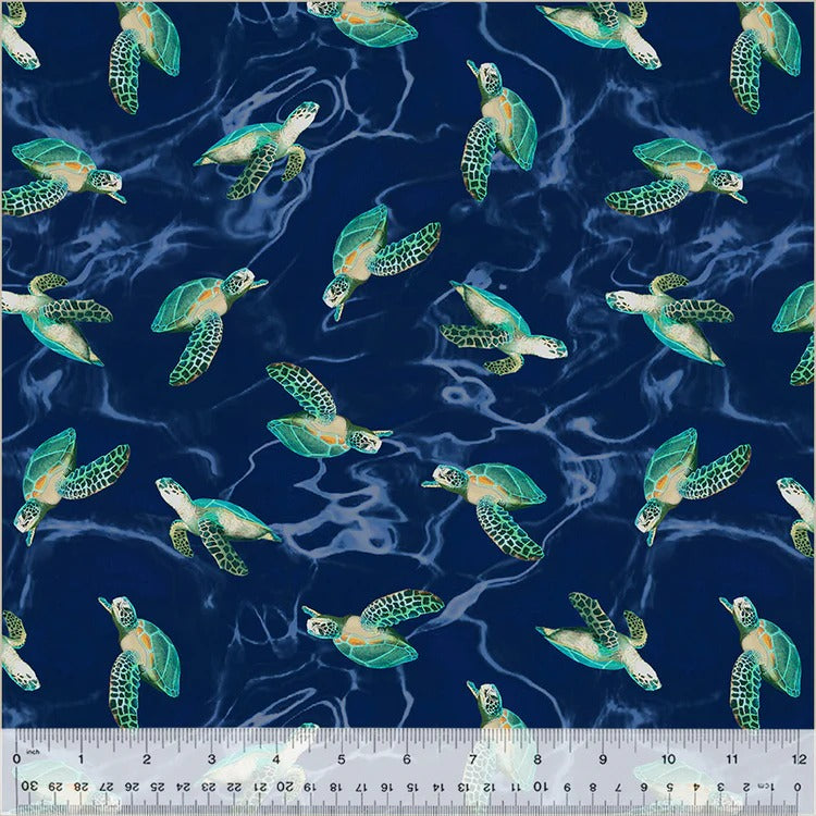 Deep Sea | Fat Quarter Bundle by Whistler Studios for Windham Fabrics | 12 pcs