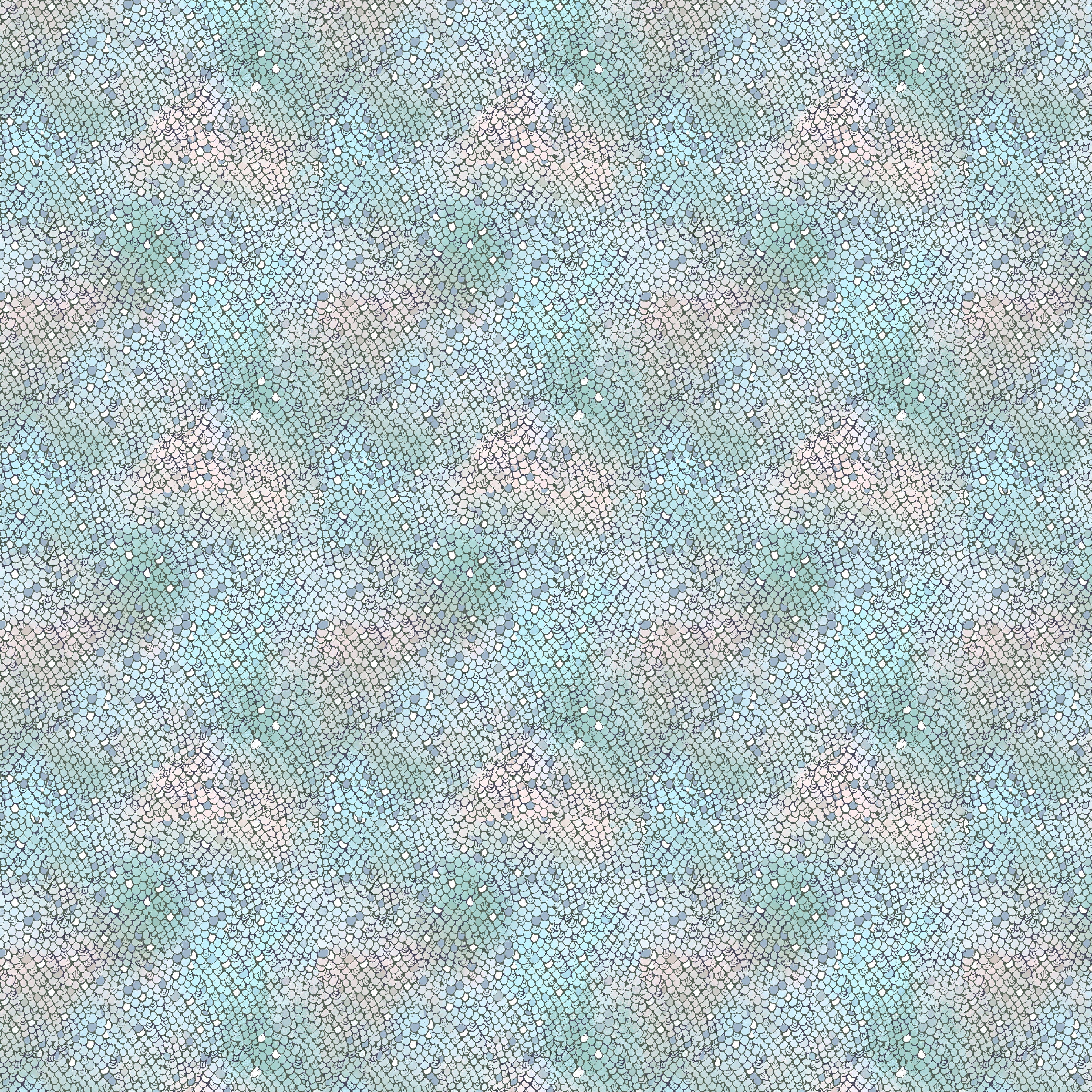 Ocean Song | Mermaid Scales - Opal by Whistler Studios for Windham Fabrics | 54698-11