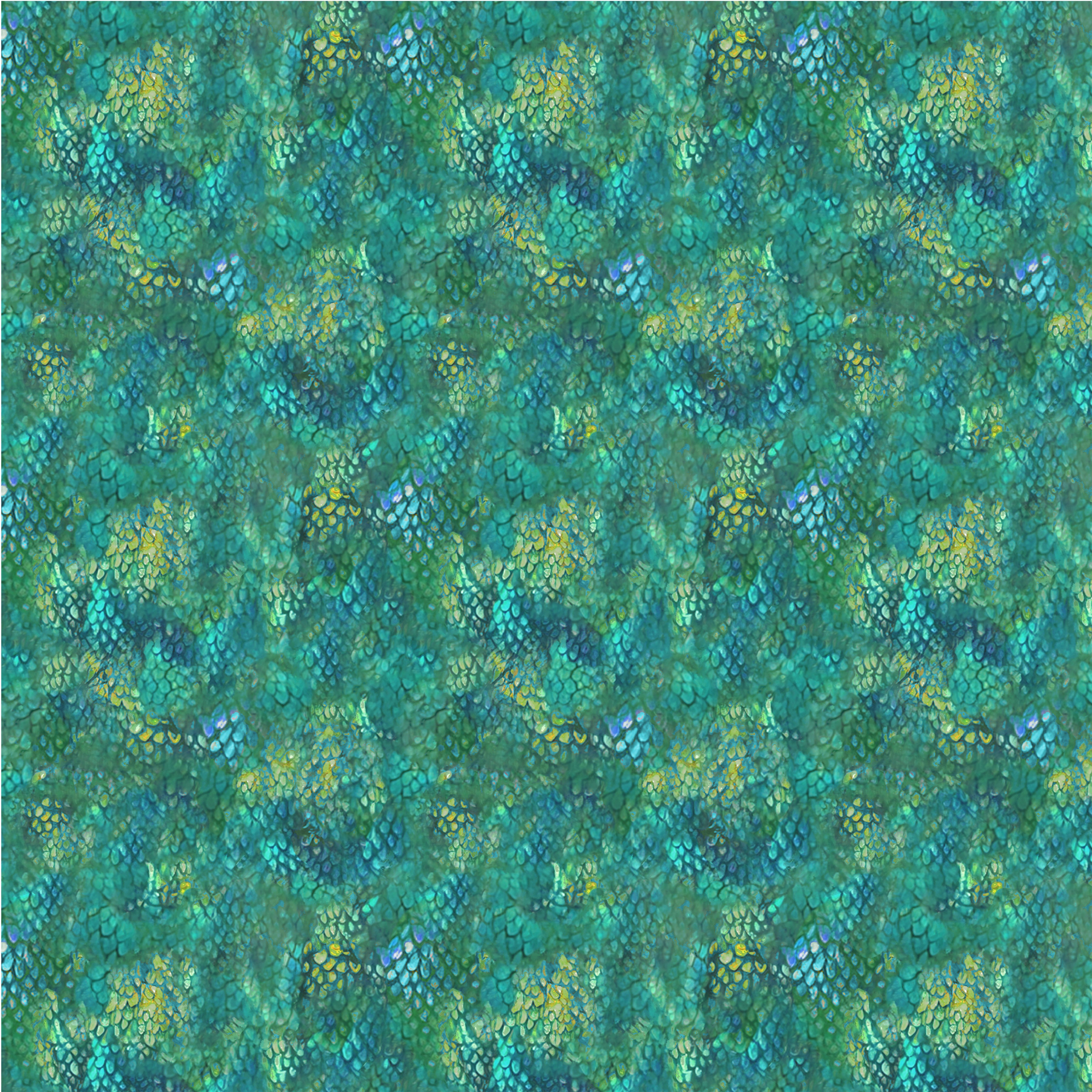 Dragon Kingdom | Dragon Scales - Teal by Whistler Studios for Windham Fabrics | 54811D-10