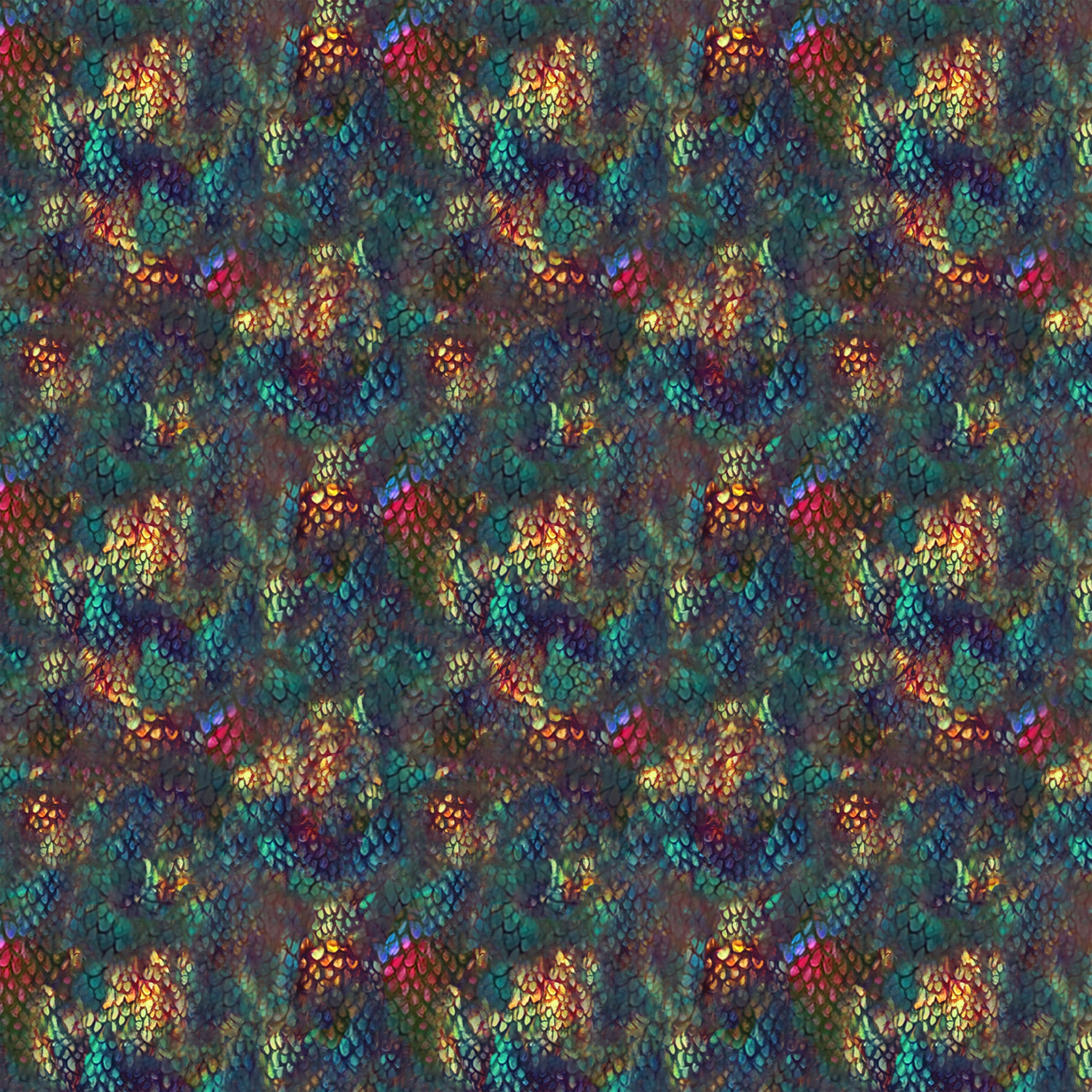 Dragon Kingdom | Dragon Scales - Opal by Whistler Studios for Windham Fabrics | 54811D-8