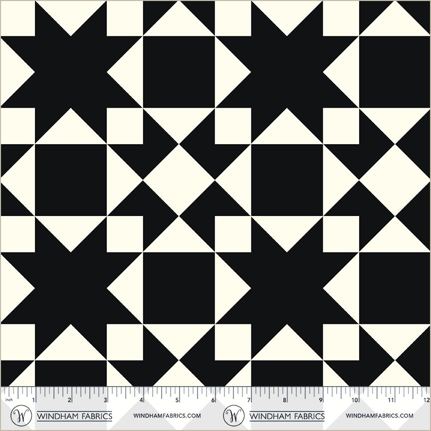 Perfect Points II | Sawtooth Black by Whistler Studios for Windham Fabrics | 54883-3