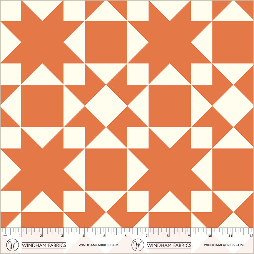 Perfect Points II | Sawtooth Orange by Whistler Studios for Windham Fabrics | 54883-8