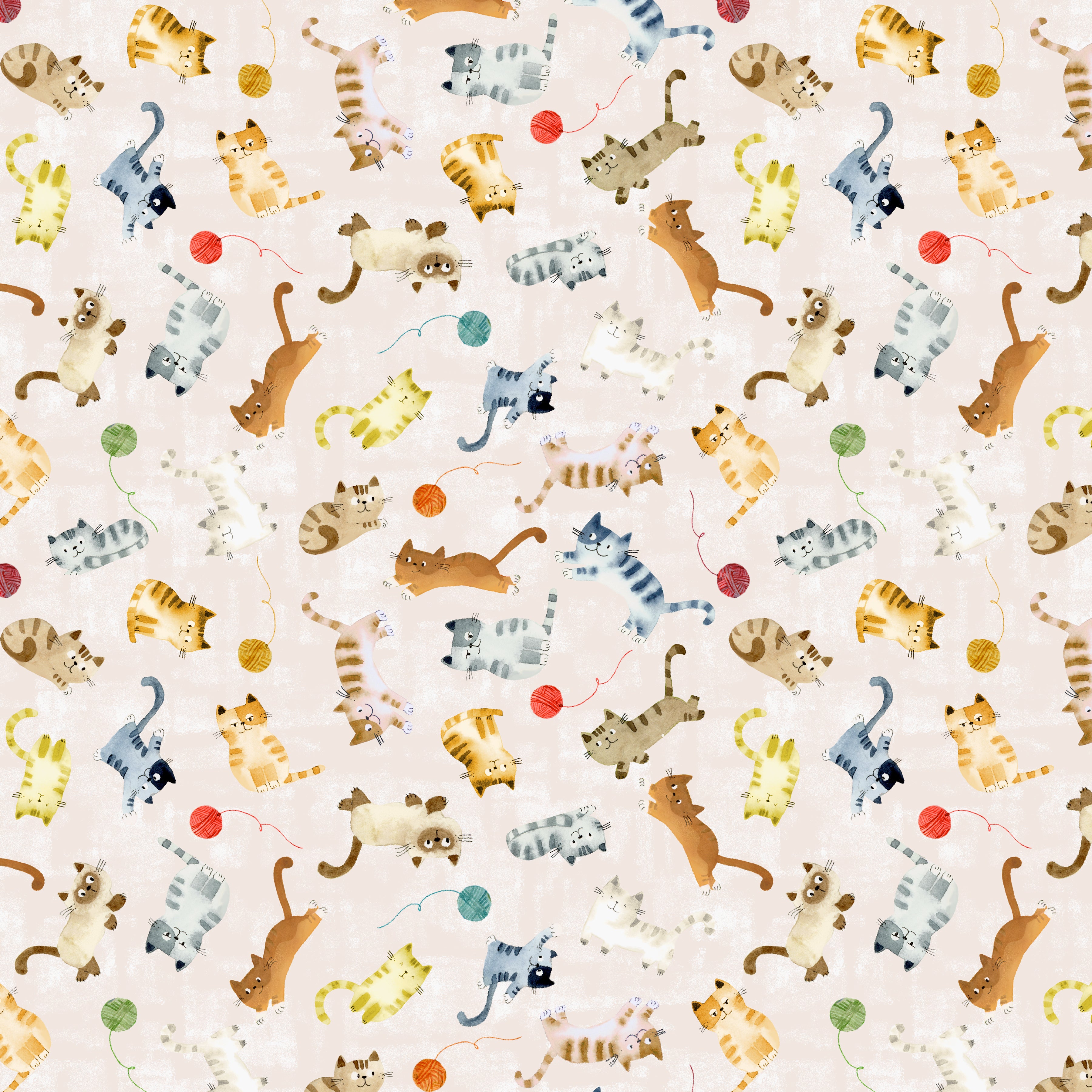 Cats Around Town | Fat Quarter Bundle by Sue Miano for Windham | 16 pcs