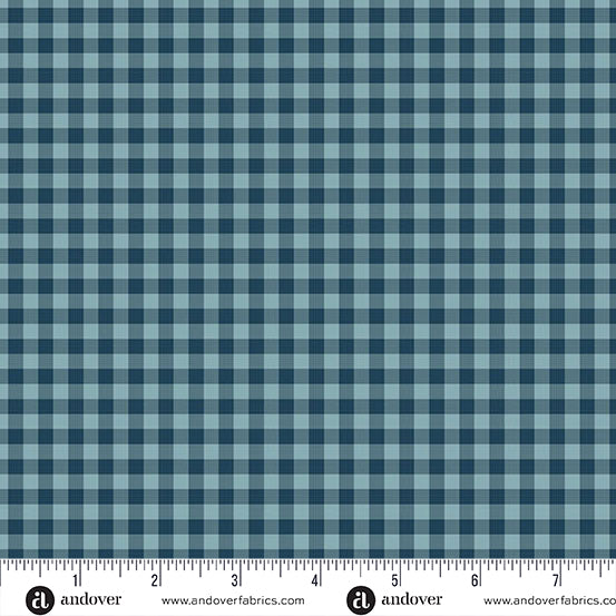 Harvest Home | Plaid - Cornflower by Amy Latta for Andover Fabrics | A-10118-B