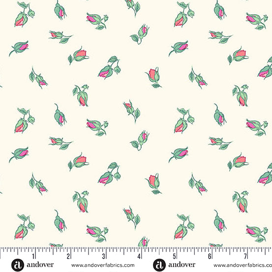 Fairytales | Royal Rosebud - Lace Trim by Tiffany Lauren for Andover Fabrics | A-10251-L