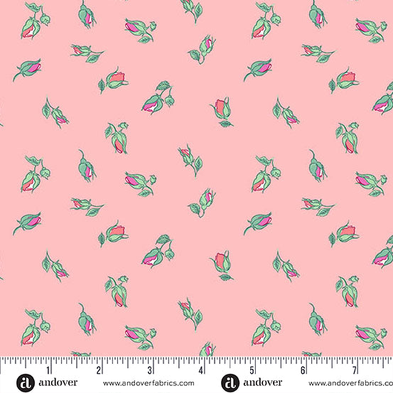 Fairytales | Royal Rosebud - Bashful by Tiffany Lauren for Andover Fabrics | A-10251-R