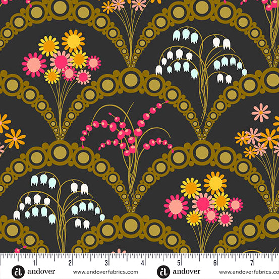 Jinny | Greenvalley Raven by Alison Glass for Andover Fabrics | A-10332-K
