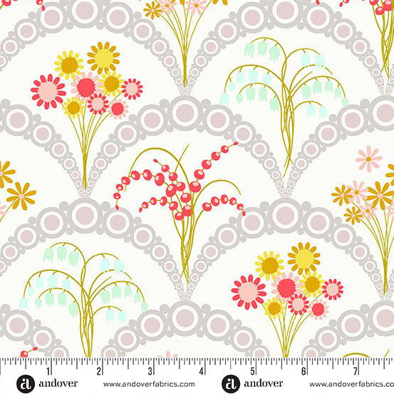 Jinny | Greenvalley Swan by Alison Glass for Andover Fabrics | A-10332-L