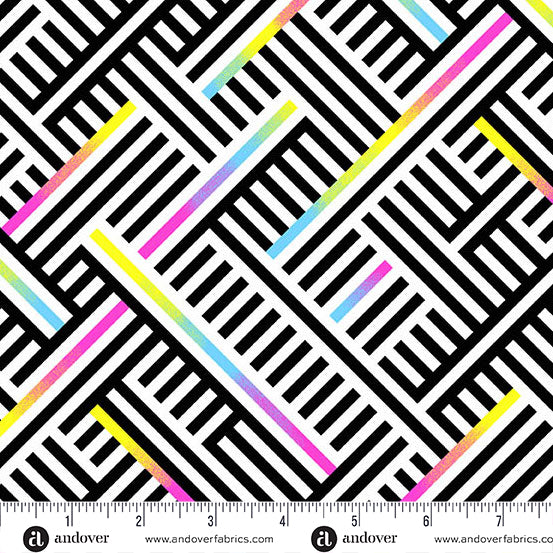 Prismatic | Rogue Weave Burst by Libs Elliott for Andover Fabrics | A-10437-K