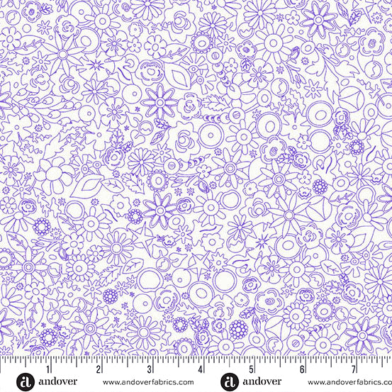 Sun Print Whisper | 10" Square Pack by Alison Glass for Andover Fabrics | 42 pcs