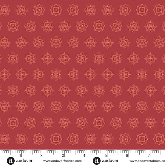 Petals and Stitches | 10" Square Pack by Stephanie Organes for Andover Fabrics | 42 pcs