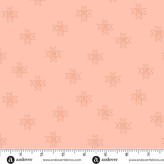 Petals and Stitches | 10" Square Pack by Stephanie Organes for Andover Fabrics | 42 pcs