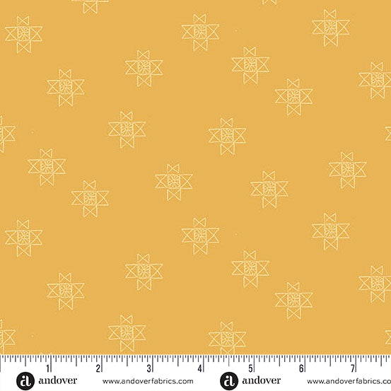 Petals and Stitches | 10" Square Pack by Stephanie Organes for Andover Fabrics | 42 pcs