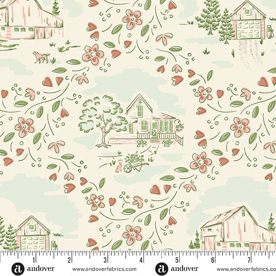 Heartland | 10" Square Pack by Judy Jarvi for Andover Fabrics | 42 pcs