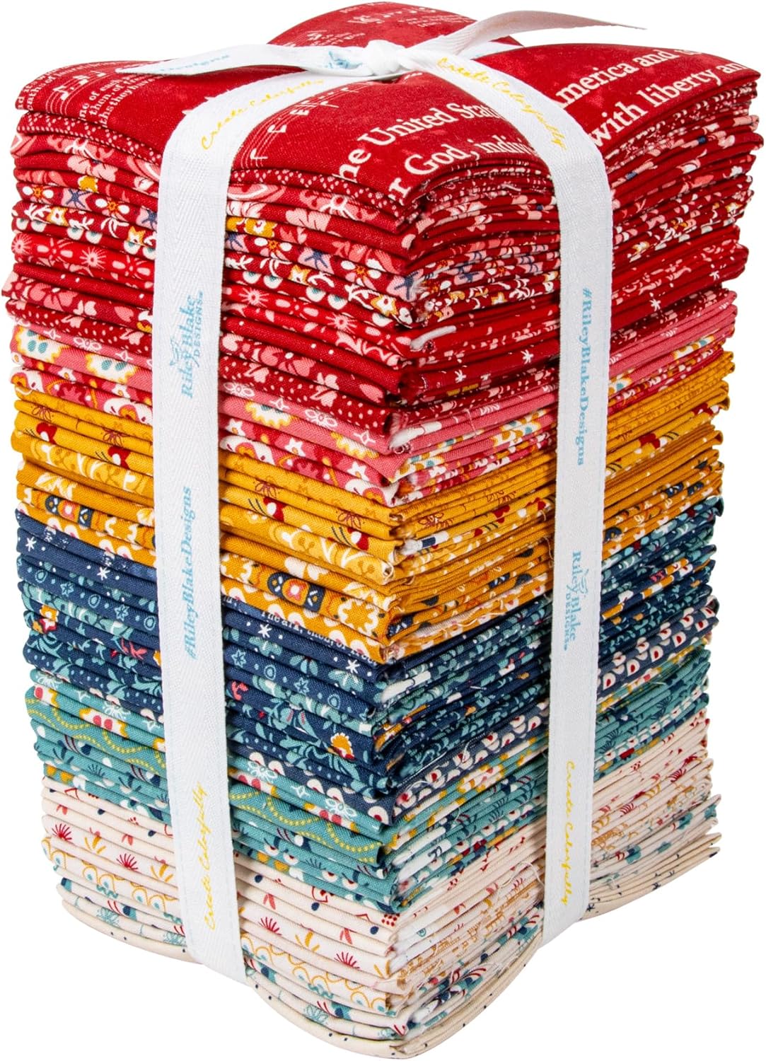 Americana | Fat Quarter Bundle by Lori Holt for Riley Blake | 52 pcs
