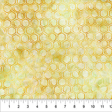Buzzy Bee | Honeycomb - Sunshine by Banyan Batiks | 83641-50 | Batik Cotton Fabric