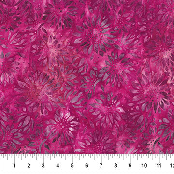 Buzzy Bee | Flower - Magenta by Banyan Batiks | 83642-28 | Batik Cotton Fabric