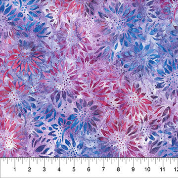 Buzzy Bee | Flower - Lilac by Banyan Batiks | 83642-81 | Batik Cotton Fabric