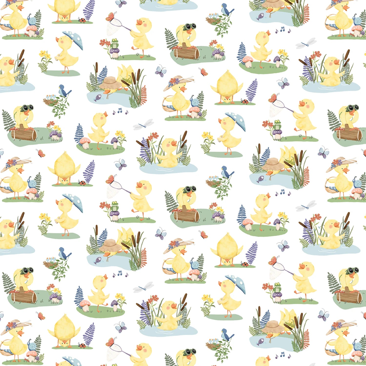 Lucky Duck | Yellow Duck Scenic by Sweet Cee Creative for Studio E | 8974-41