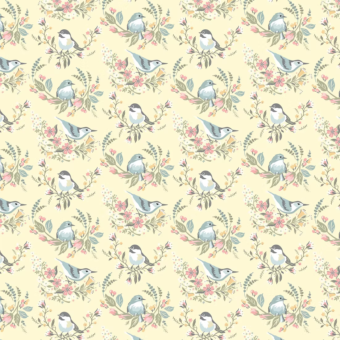 Songbird Serenade | 2.5" Strip Roll by Sheri McCulley for Poppie Cotton | 42 pcs | 100% Cotton