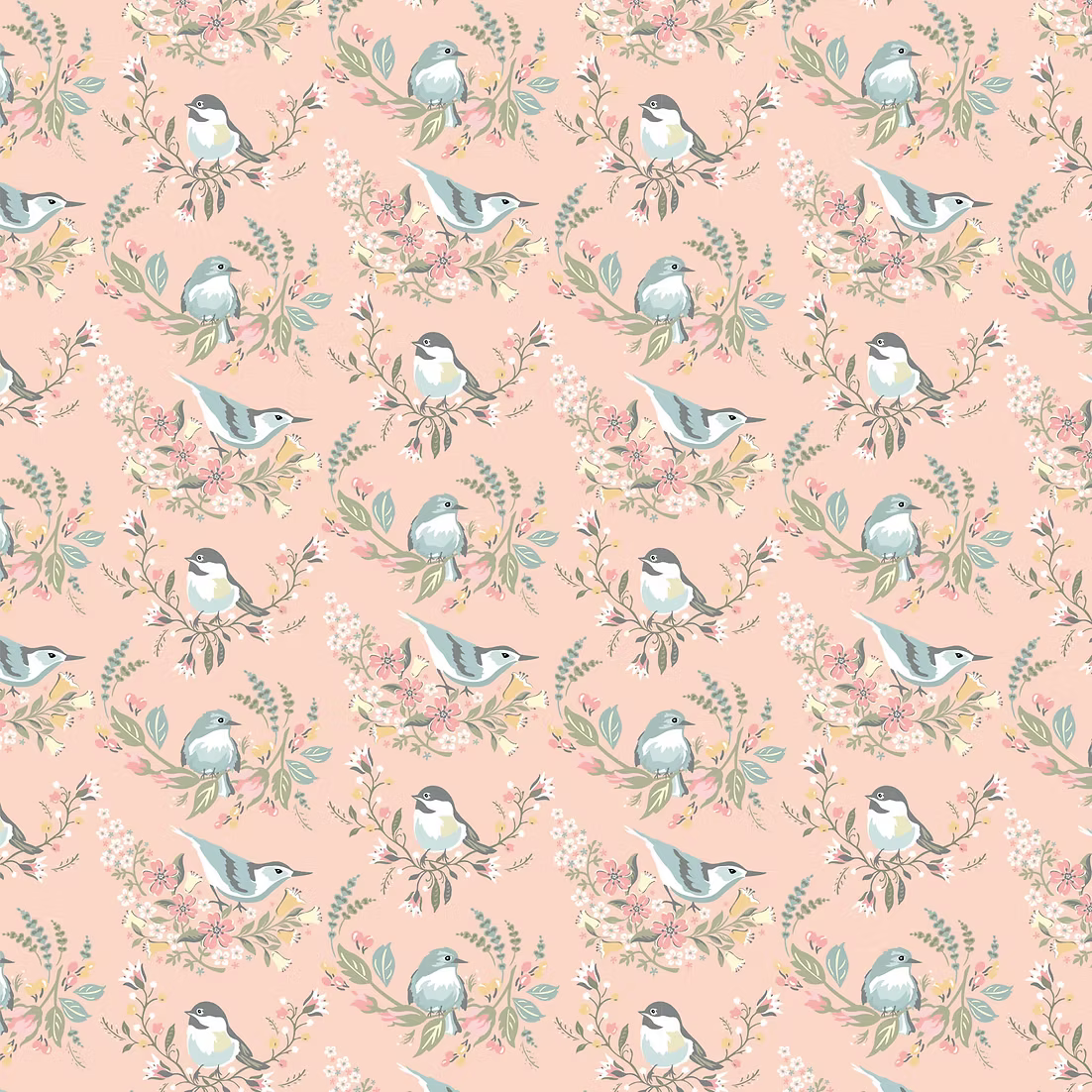 Songbird Serenade | 2.5" Strip Roll by Sheri McCulley for Poppie Cotton | 42 pcs | 100% Cotton