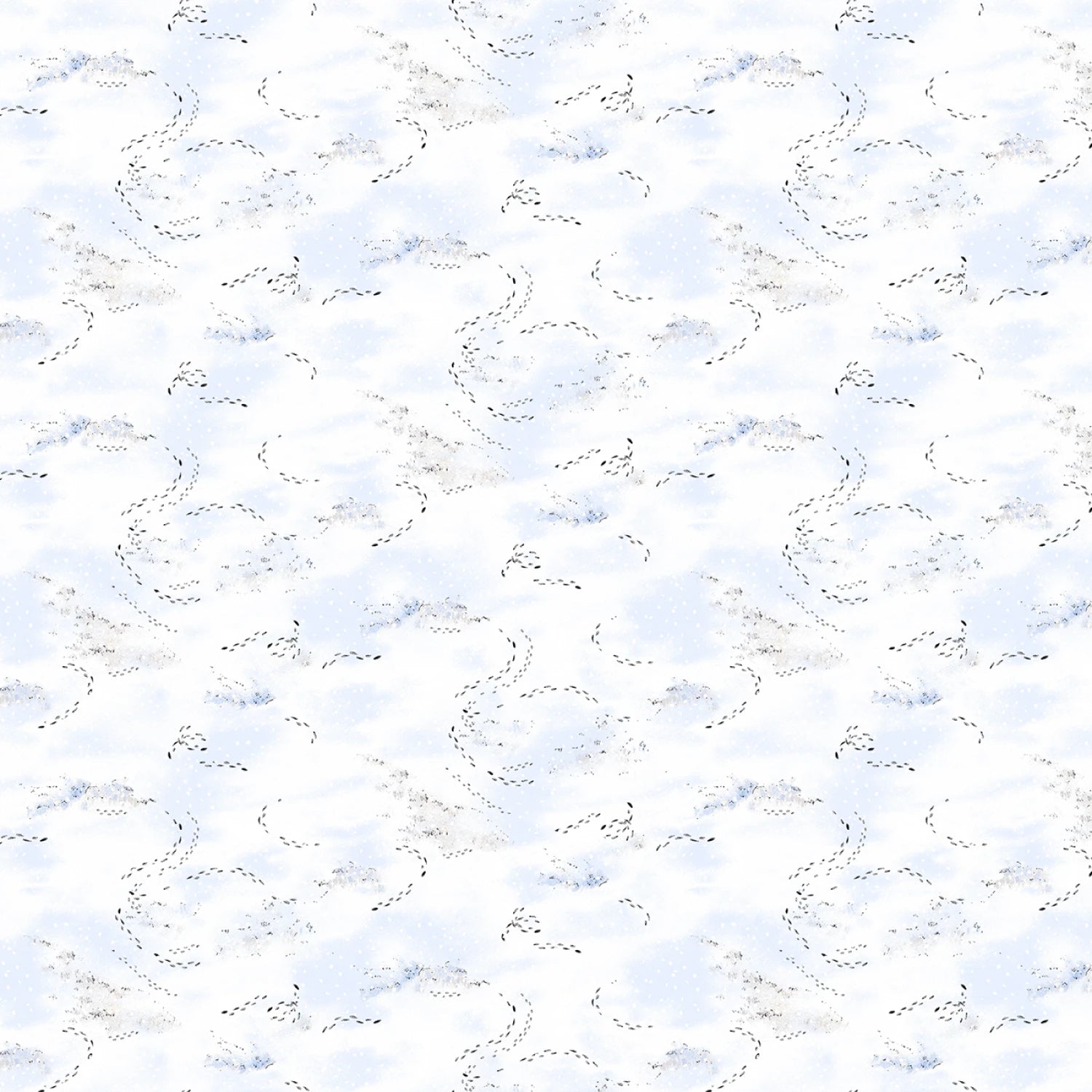 Christmas at Pooh Corner | Frosted Footprints Snow by W.A. Dodge for Studio E | 9111-07