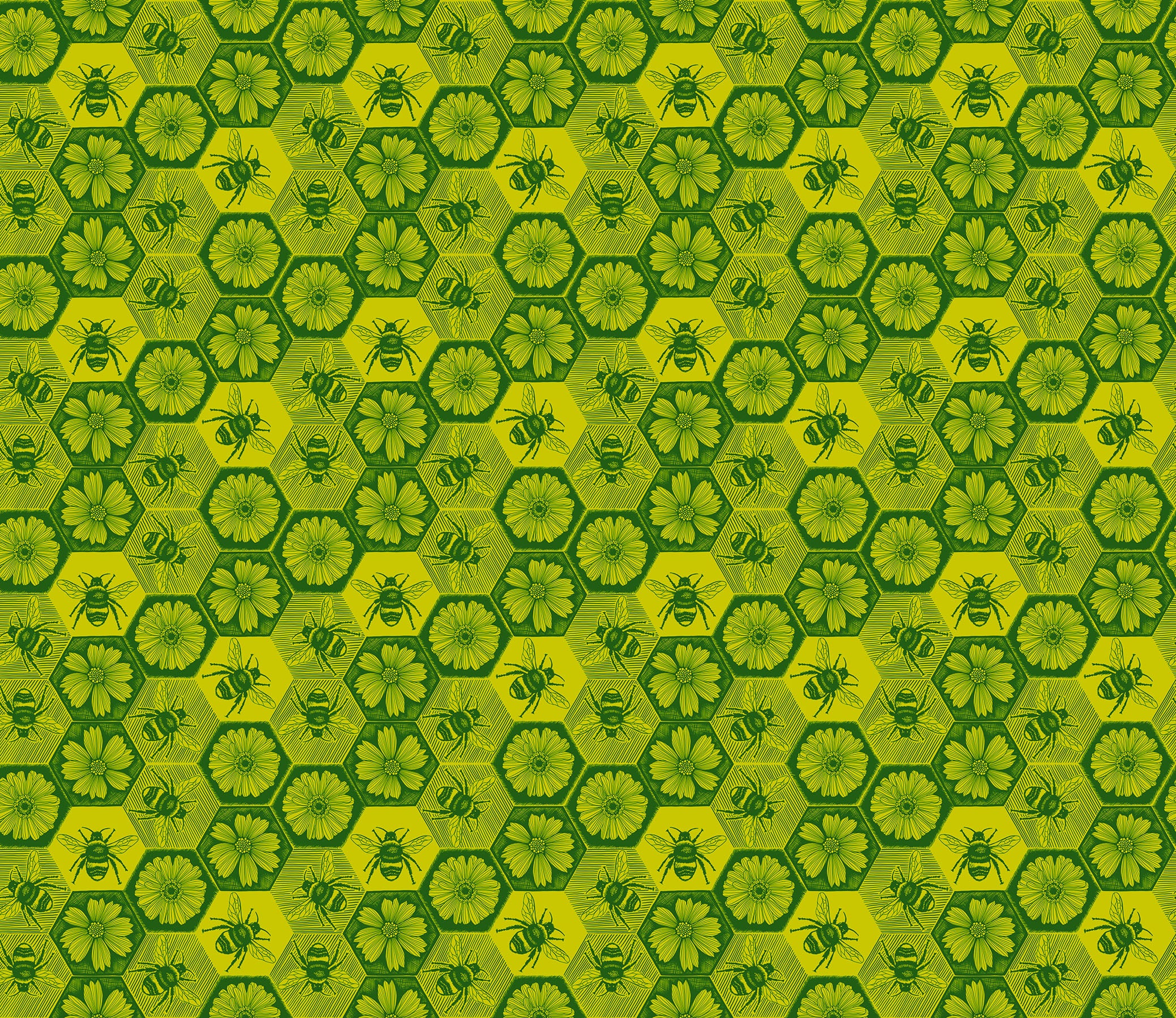 Indelible: Ink | Busy - Citrus by Anna Maria Textiles | AMT1005-71C