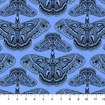 Indelible: Ink | Cecropia - Cerulean by Anna Maria Textiles | AMT1008-45C
