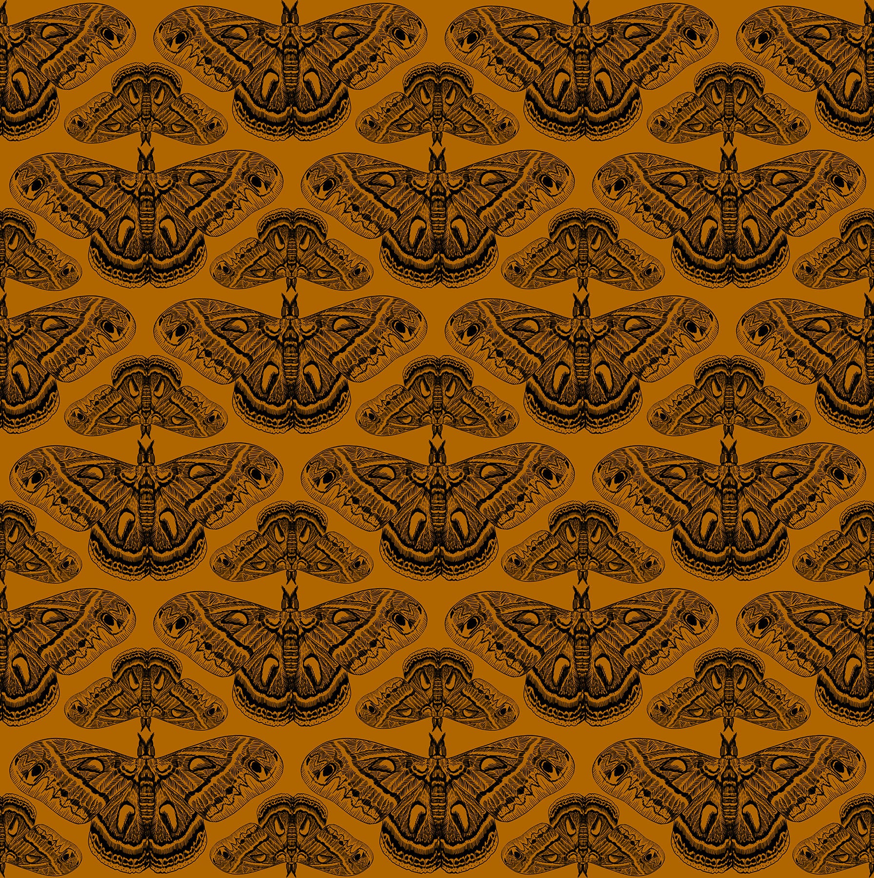 Indelible: Ink | Cecropia - Saffron by Anna Maria Textiles | AMT1008-55V