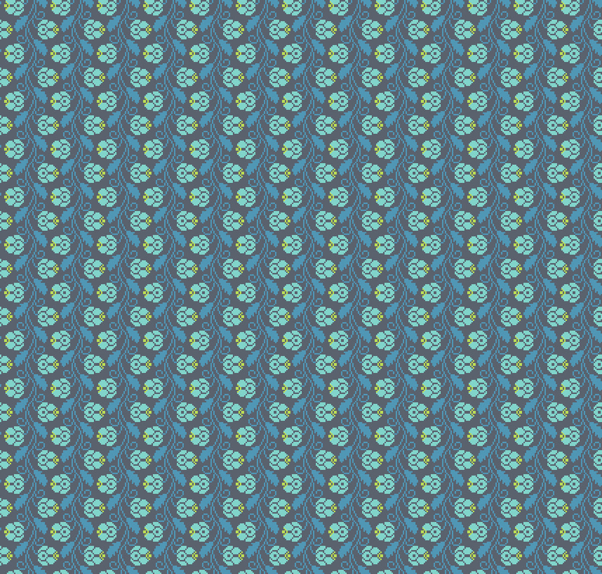 Heiress | Curled Vine - Dusk by Anna Maria Textiles | AMT1009-47V