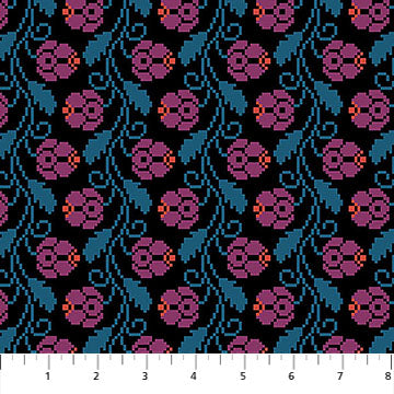 Heiress | Curled Vine - Mystery by Anna Maria Textiles | AMT1009-99L
