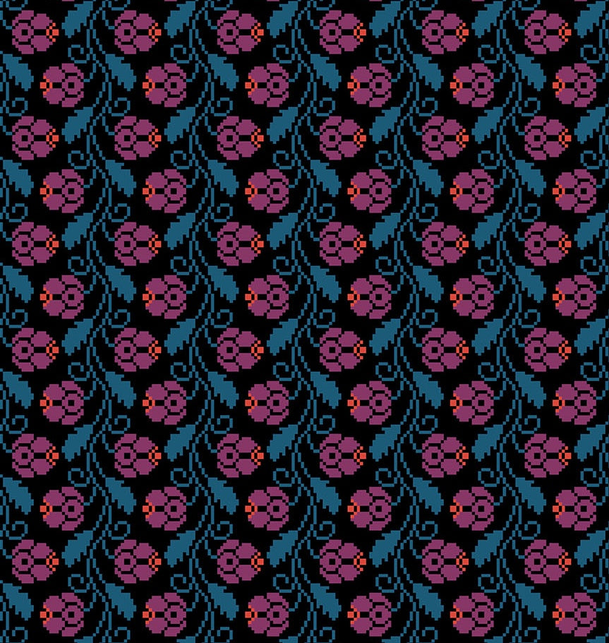 Heiress | Curled Vine - Mystery by Anna Maria Textiles | AMT1009-99L