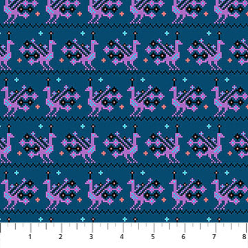 Heiress | Peacock - Midnight by Anna Maria Textiles | AMT1014-49L