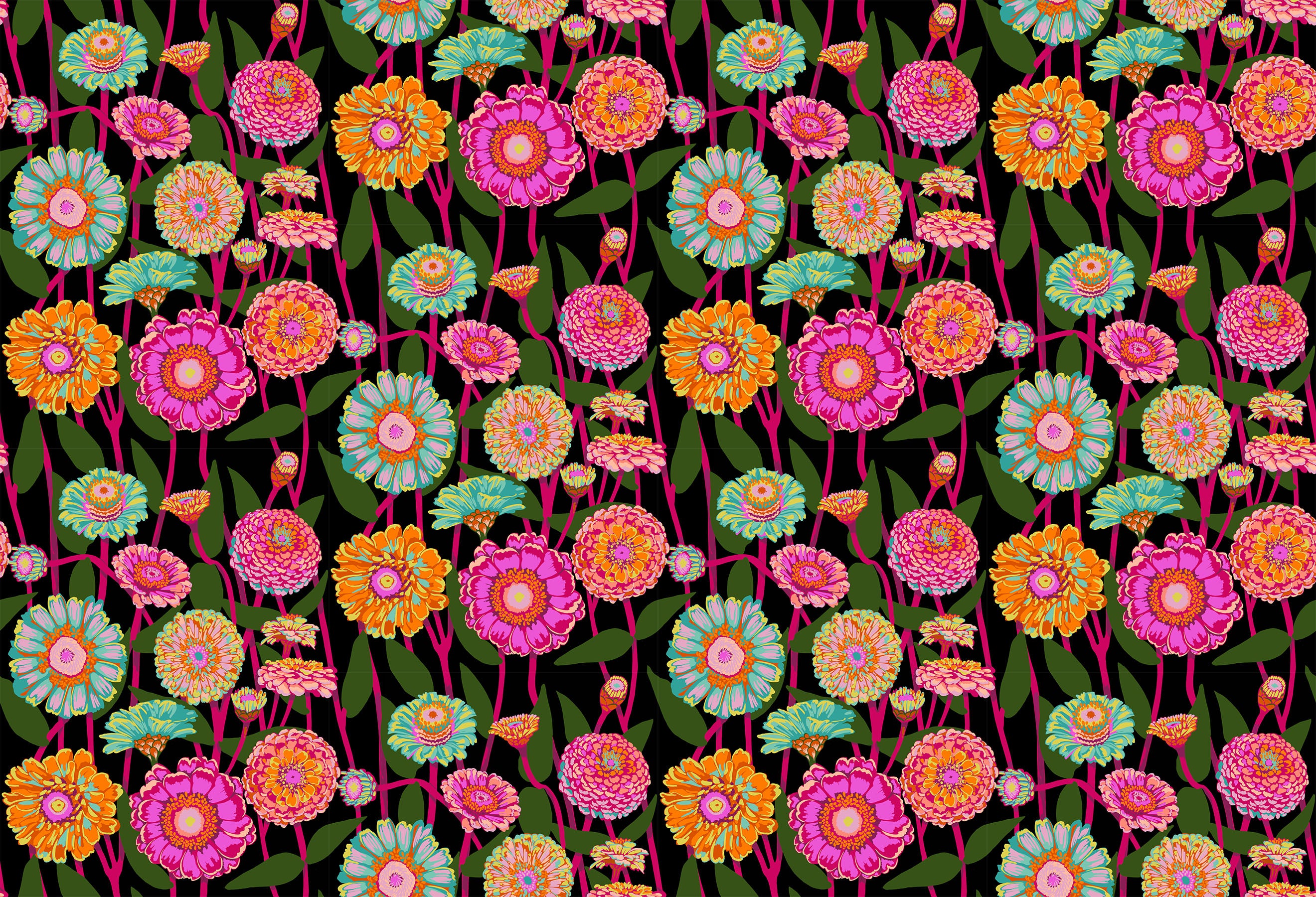 Jumpstart | Zinna Show - Berry by Anna Maria for Anna Maria Textiles | AMT131-99L