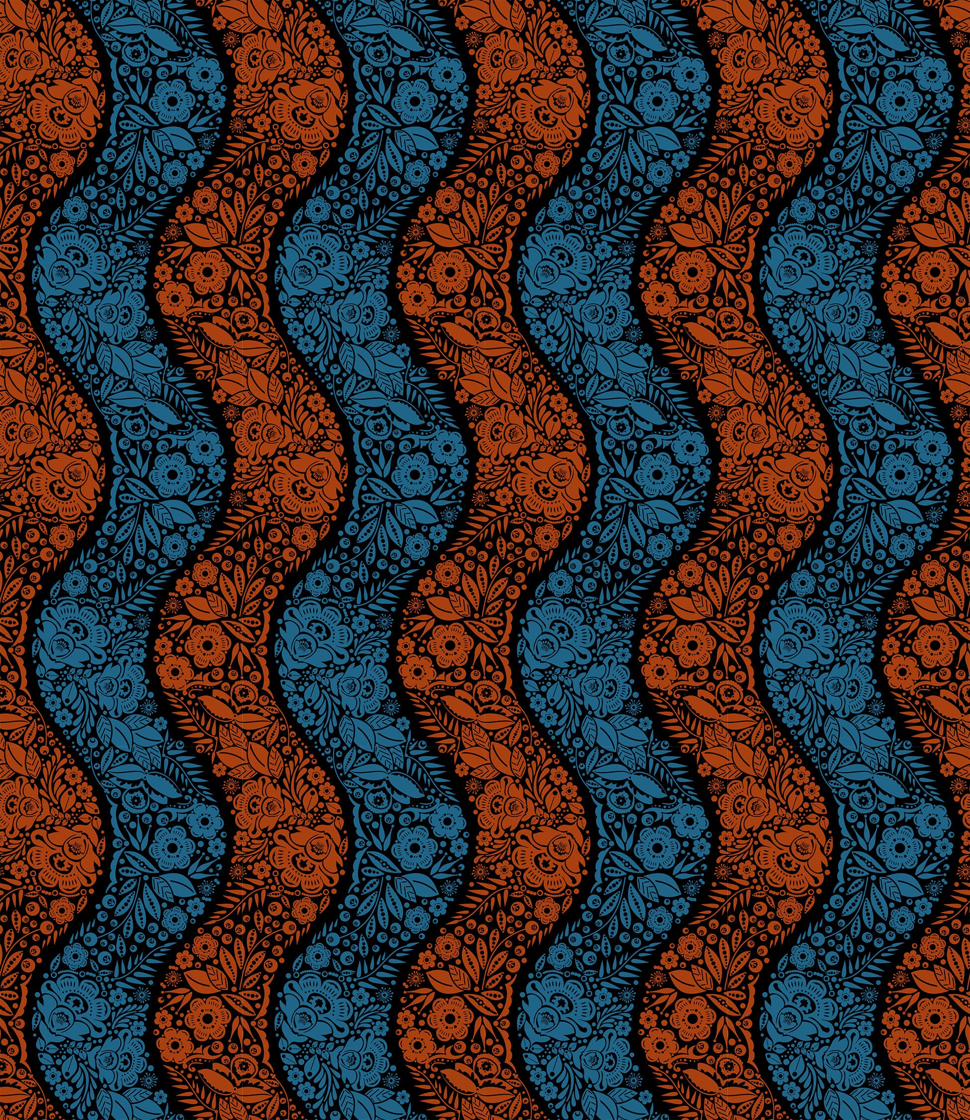 Perennial Borders | Village Path - Night by Anna Maria for Anna Maria Textiles | AMT139-99L