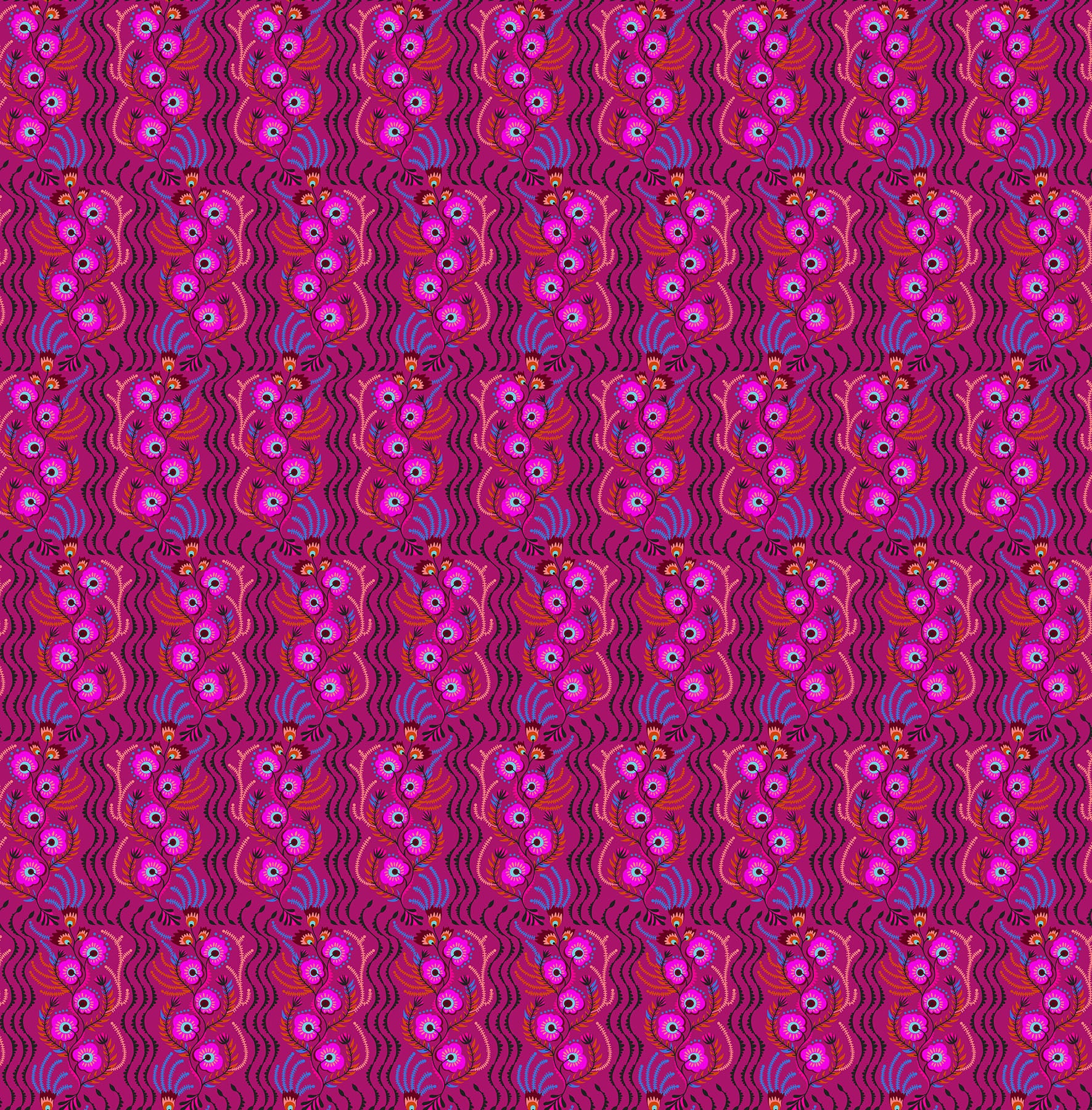 Allegory | Tambourine - Magenta by Anna Maria for Anna Maria Textiles | AMT147-28L