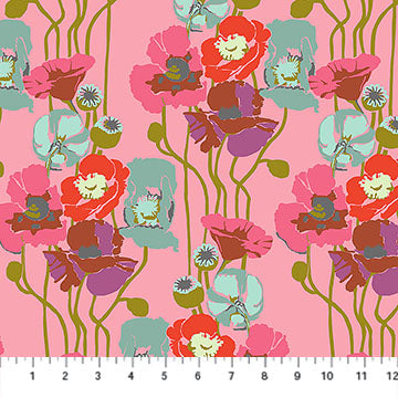 Overdressed | Pouring Poppies - Haze by Anna Maria for Anna Maria Textiles | AMT151-23V