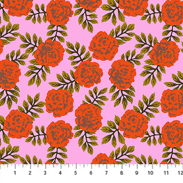 Yesterday | Carnation Vivid by Juliana Horner for Anna Maria Textiles | AMT155-23L