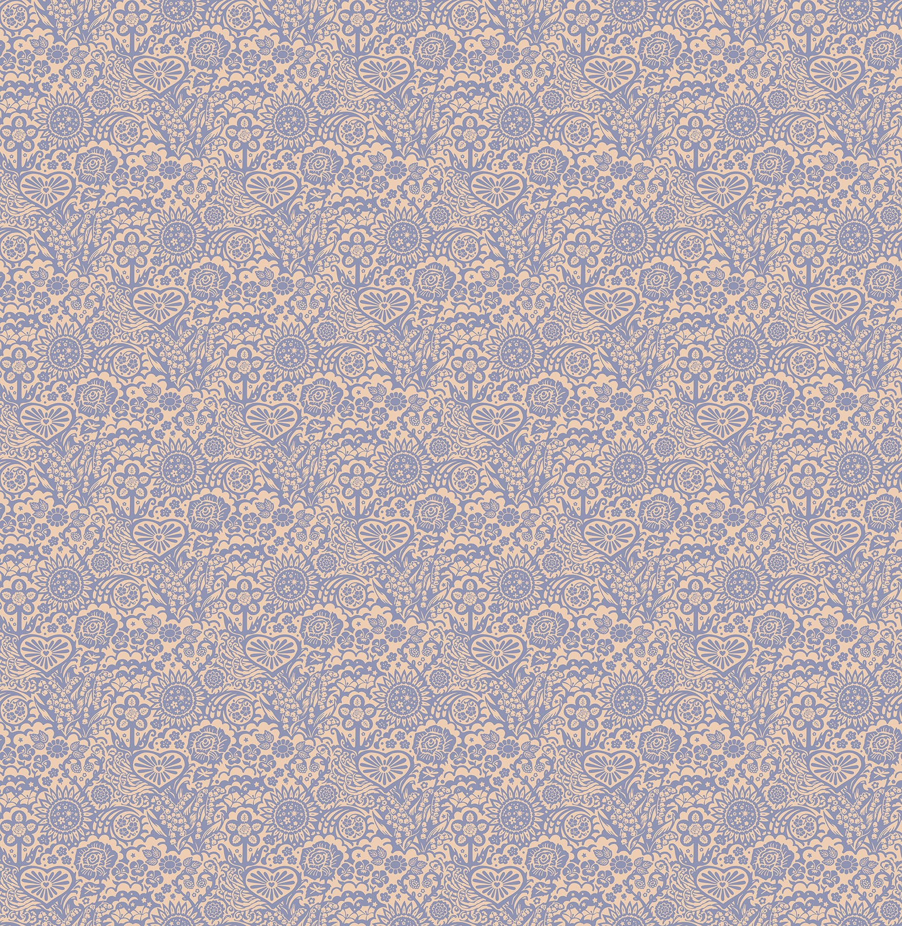 Yesterday | Little Heaven Cornflower by Juliana Horner for Anna Maria Textiles | AMT156-63V